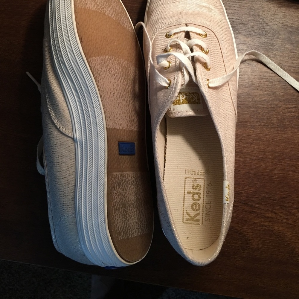 Keds size 8 platform Ortholite sneakers
